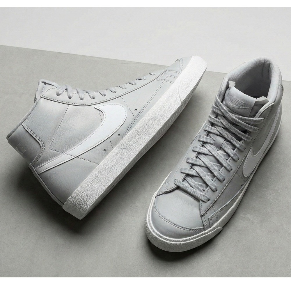 Nike Blazer Mid Premium Wmns Shoes Photon Dust Summit White‎  Size 10 DQ7572-001